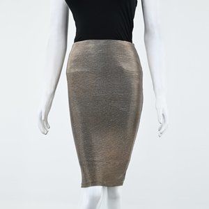 Amisu Women Golden Skirt